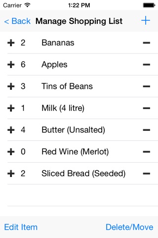 Free Simple Shopping List Manager screenshot 2