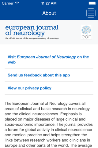 European Journal of Neurology App screenshot 4