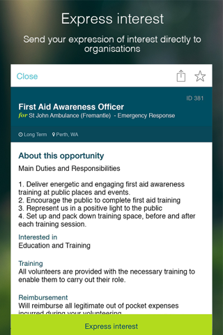 GoVolunteer screenshot 3