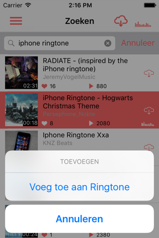 mytones screenshot 2