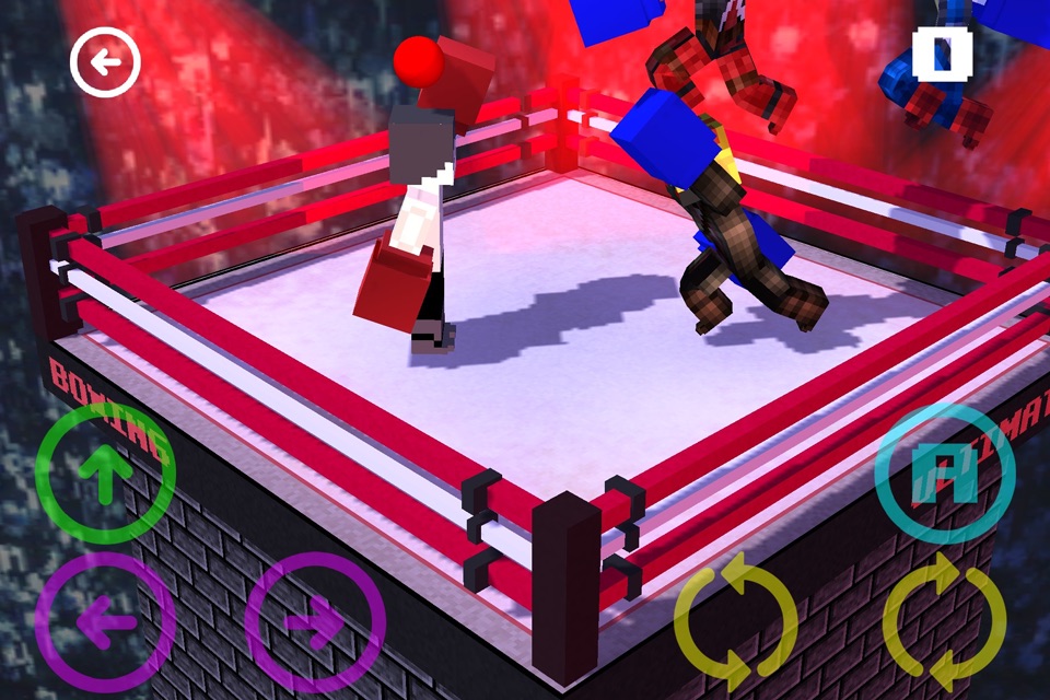 Blocky Boxing Match 3D - Endless Hunter Survival Craft Game (Free Edition) screenshot 4