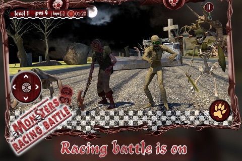 Monsters Racing Battle 3D screenshot 2