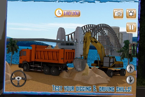 Transport Truck 3D: River Sand screenshot 2