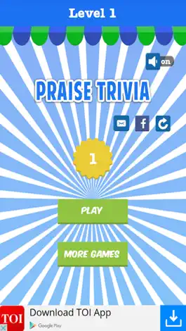 Game screenshot Praise Trivia - Christian Family Games... Praise Saga apk