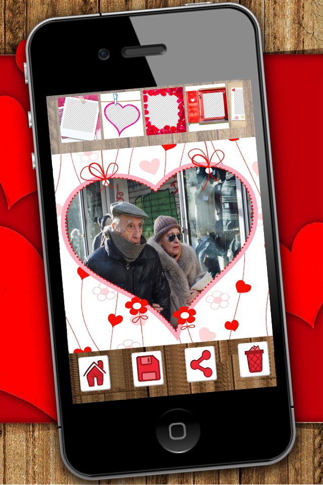 Editor love frames - romantic images to frame your beautiful photos screenshot 3
