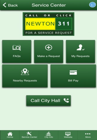 Newton MA 311 screenshot 2