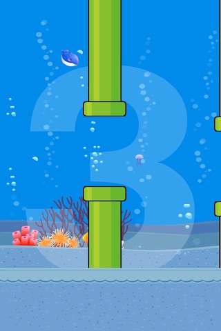Flappy Dolphin-飞翔的小鸟-海豚君 screenshot 3