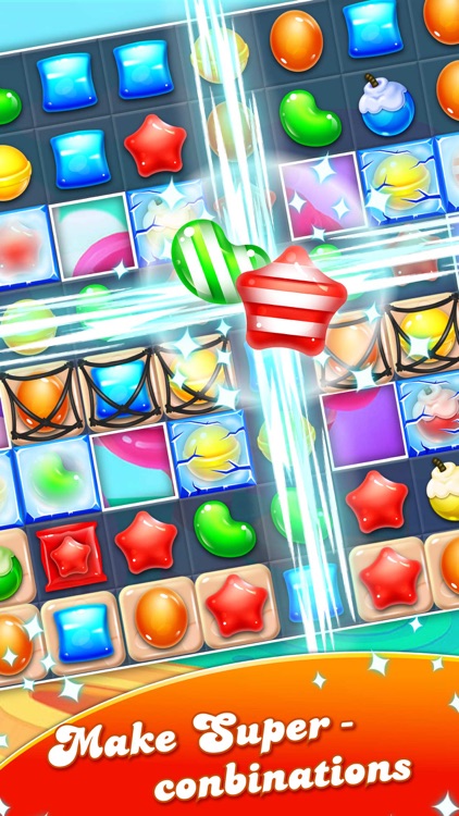 Candy Gems match 3 puzzle