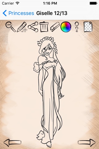 Drawing Fairy Princess screenshot 4