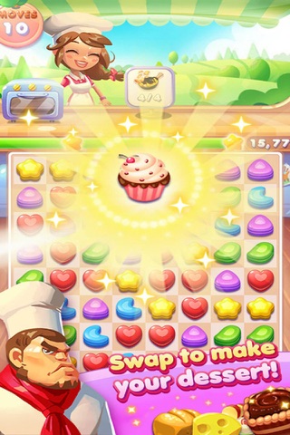 Cookie Chef - 3 match puzzle crush mania game screenshot 2