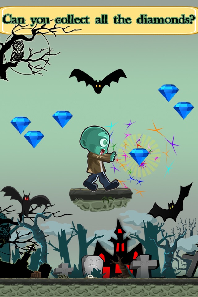 Zombies vs Bats - Rock Climbing Game screenshot 3