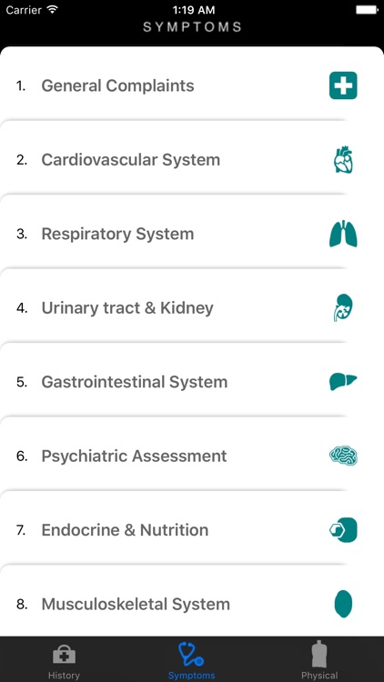 Clinicals – History, Symptoms & Physical Examination Guide screenshot-3