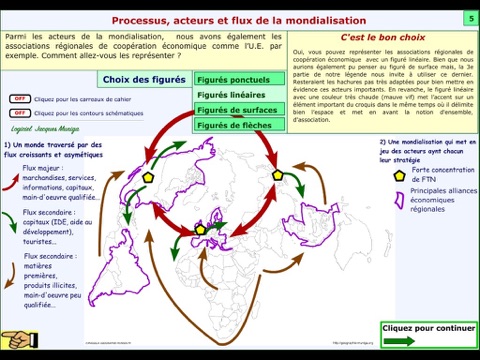 Croquis de géographie : Processus, acteurs et flux de la mondialisation. screenshot 4
