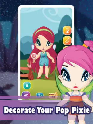 Snímek obrazovky 2 Pop Pixie Dress Up : High Princess Fairy Tale Girl iphone