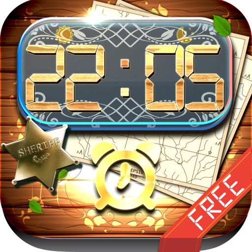 iClock – Western Style : Alarm Clock Wallpapers , Frames and Quotes Maker For Free icon