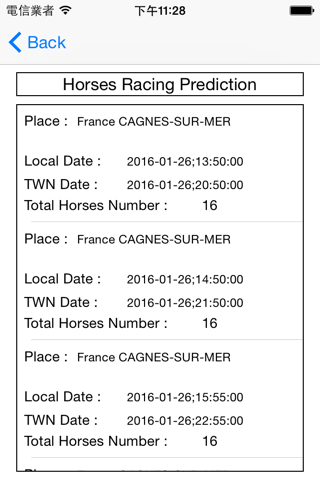 Horses Racing Prediction - náhled