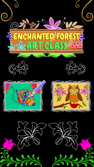 Enchanted Forest Art Class- Coloring Book for Adults(圖1)-速報App