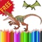 Coloring Book Dinosaurs Free