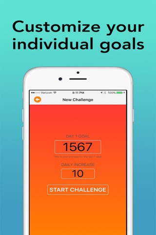 365 Day Pedometer Challenge: Step Goal Tracker screenshot 3