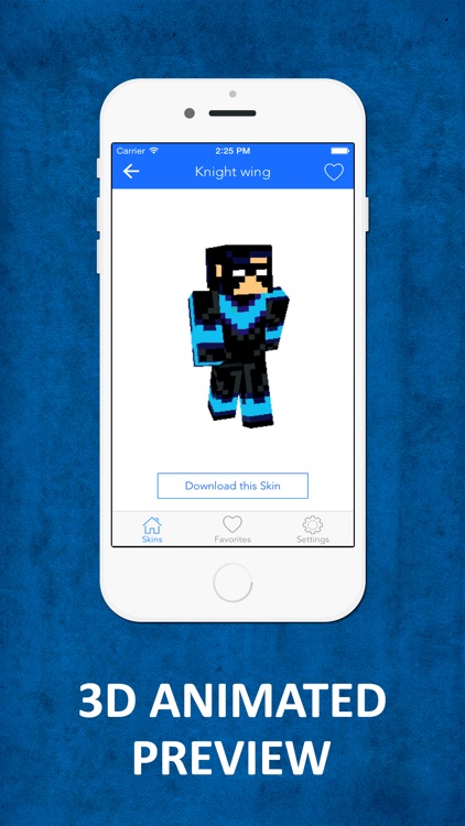HD SuperHero Skins Lite - Best Skins for Minecraft PE & PC