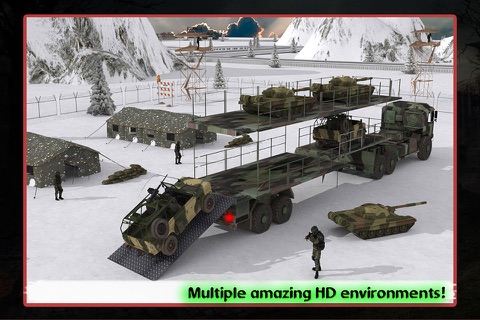 Army Cargo Transport Truck 2016 screenshot 3