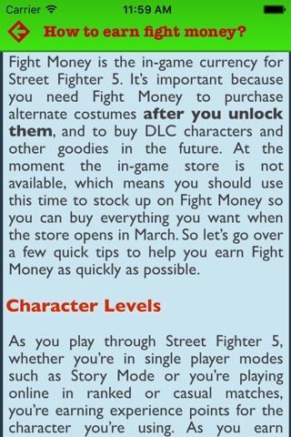 Gamer's Guide for Street Fighter V screenshot 3