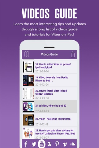 All in One for Viber - iPad Edition screenshot 2