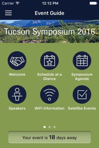 Tucson Symposium screenshot 3