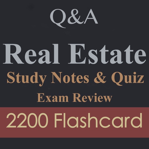 Real Estate Study Notes & Quiz 2200 Flashcards icon