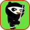 Ninja Panda Cutting Free - Timberman Edition Game