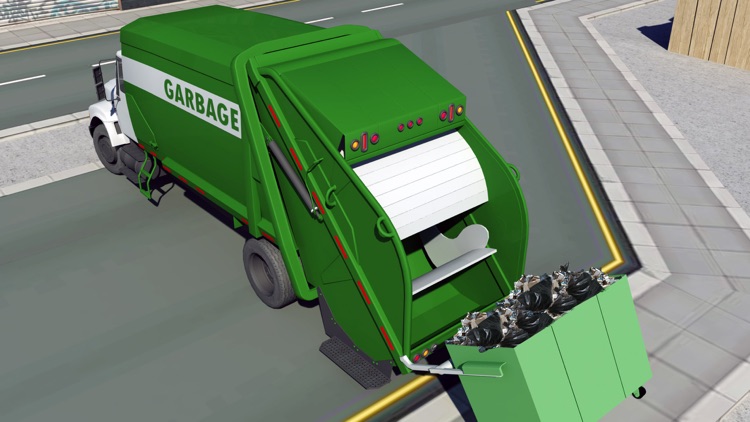 Garbage Truck Driving parking 3d simulator Game screenshot-3