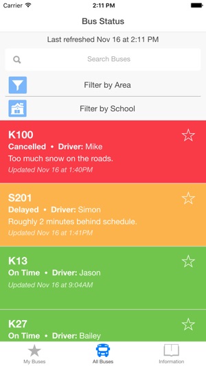 Red Deer Catholic Regional Schools Bus Status App(圖2)-速報App