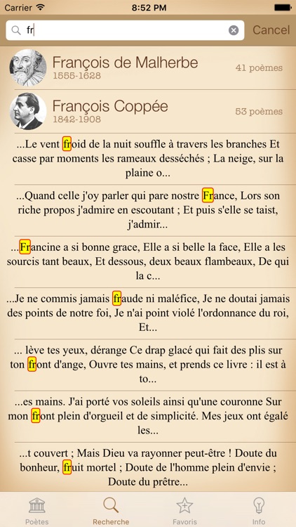 Poésie Français