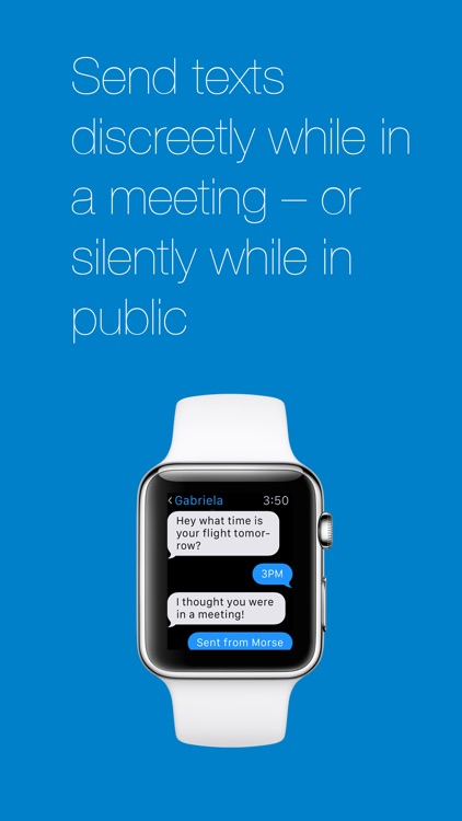Morse – texting for Apple Watch