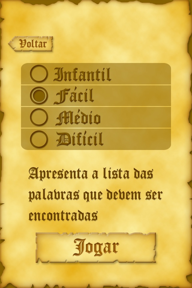 Word Search - Brazilian Portuguese screenshot 2