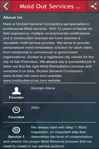 Mold Out Services by Dryfast screenshot 3