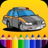 Cars Colouring book for kids - Free Fingerpaint Book for Kids