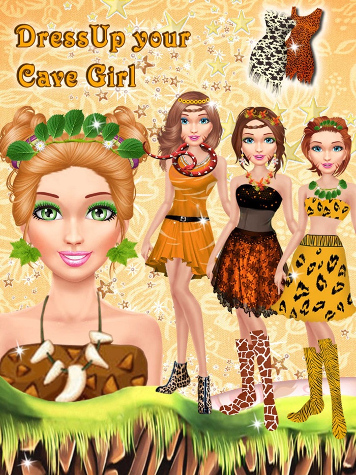 Cave Girl Makeover Salon