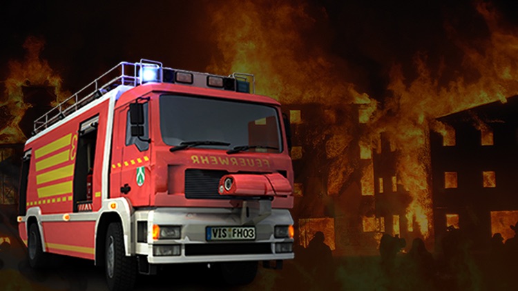 Fire Fighter Truck Driver Real Hero 3D Simulator screenshot-3