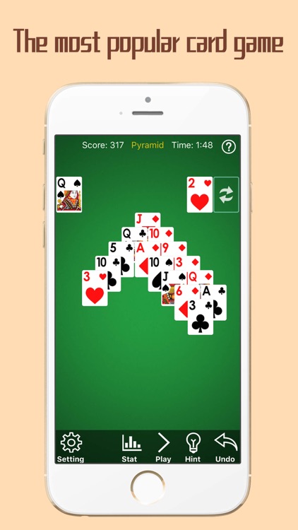 Pyramid Solitaire App - Go Snap Cards Up Now