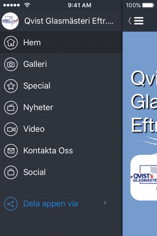 Qvist Glasmästeri Eftr.AB screenshot 2