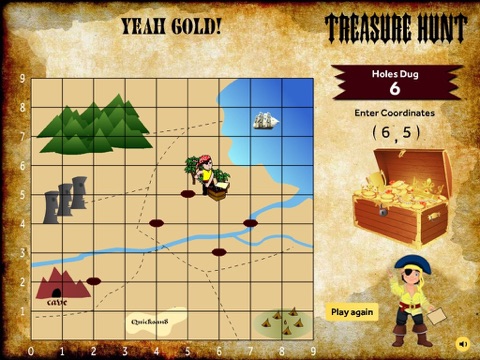 Treasure Hunt Coordinate Game screenshot 3