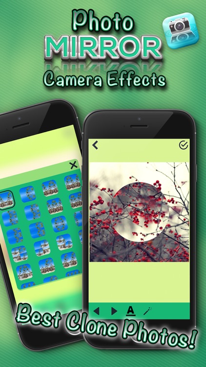 Photo Mirror Camera Effect.s – Make Clone Pics With the Best Water Reflection Edit.Or