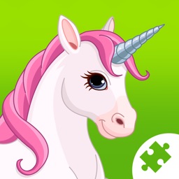 Cute Ponies & Unicorns Jigsaw Puzzles : free logic game for toddlers, preschool kids and little girls