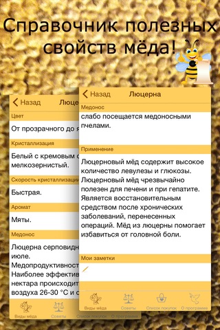 Honey Guide. All about bees and honey types. screenshot 3