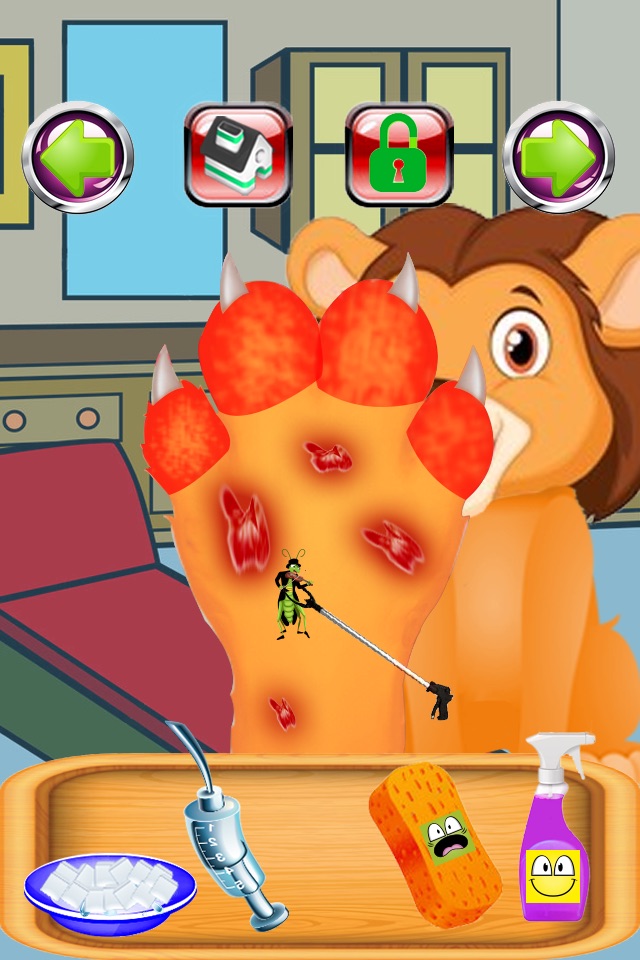 Baby Pet Foot Doctor Girl Game screenshot 2