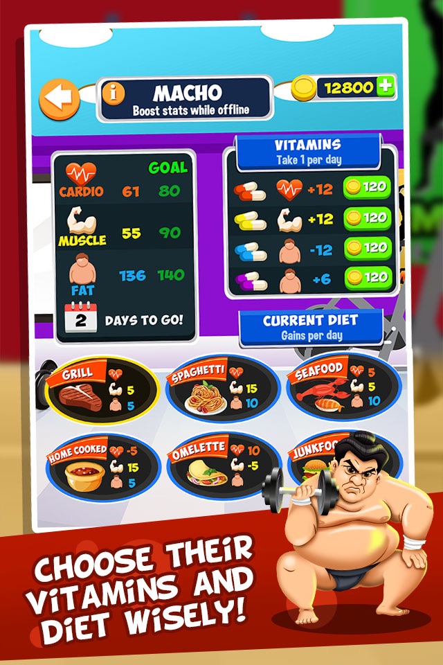 Gym Fit to Fat Race - real run jump-ing & wrestle boxing games for kids! screenshot 4