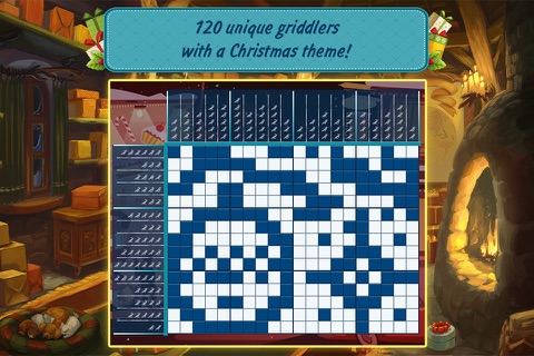 Christmas Griddlers: Journey to Santa — Picross mind numbers puzzle game screenshot 3