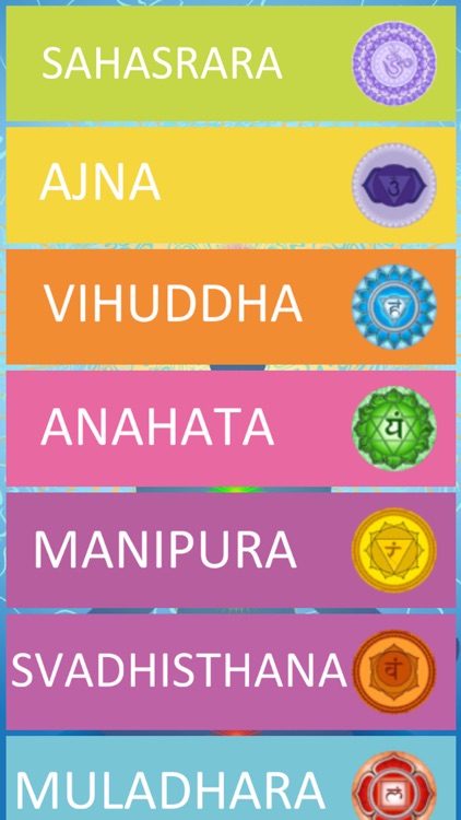 Meditation chakras