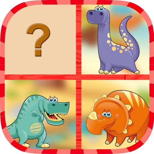 Dino Match Cards - Dinosaur Matching Pairs Memory Games for Kids